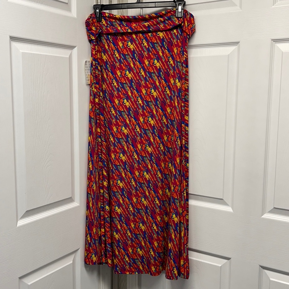 LuLaRoe New 3XL Multicolored Maxi Skirt NWT
